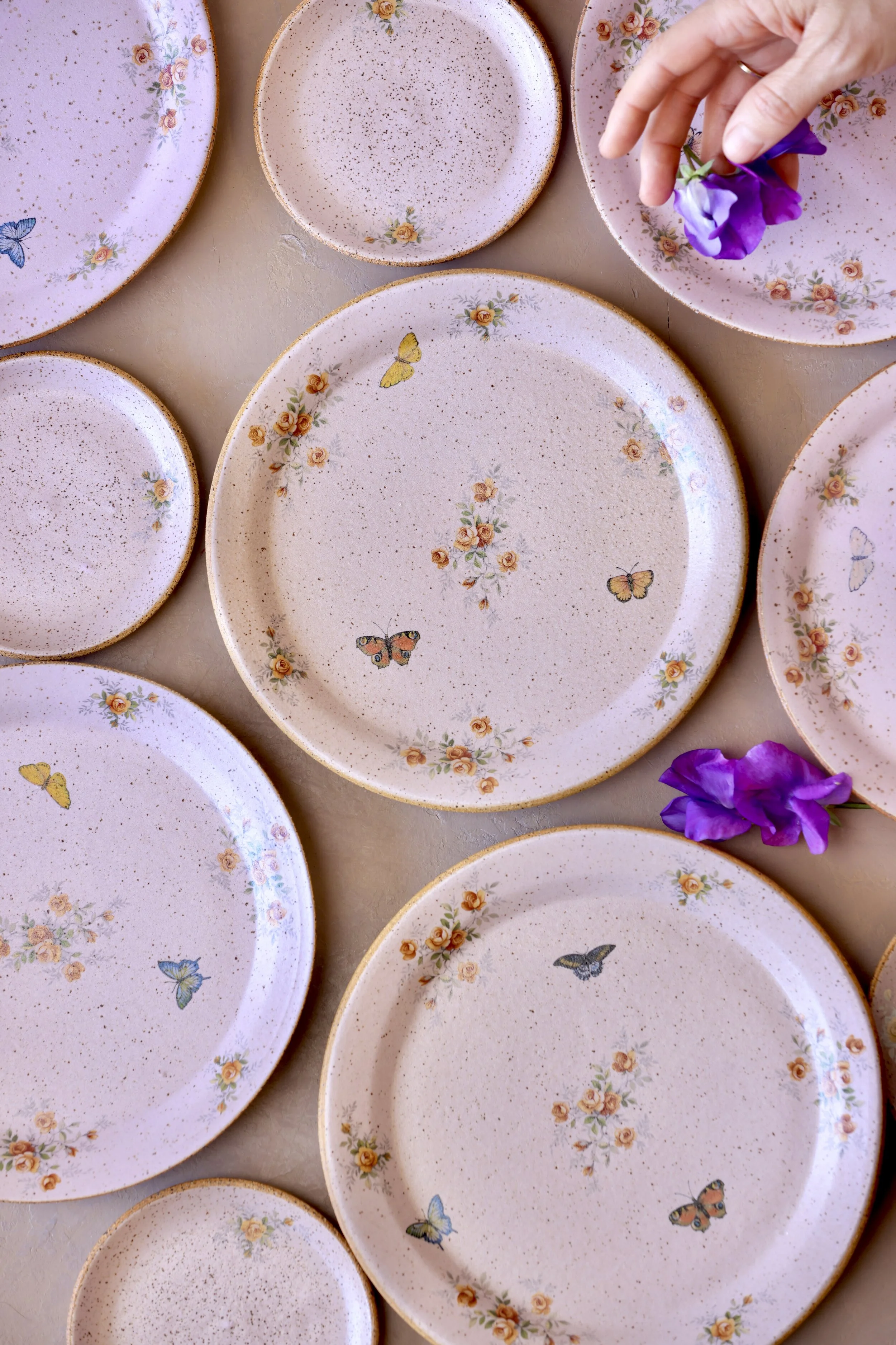 Summer Rose Plate