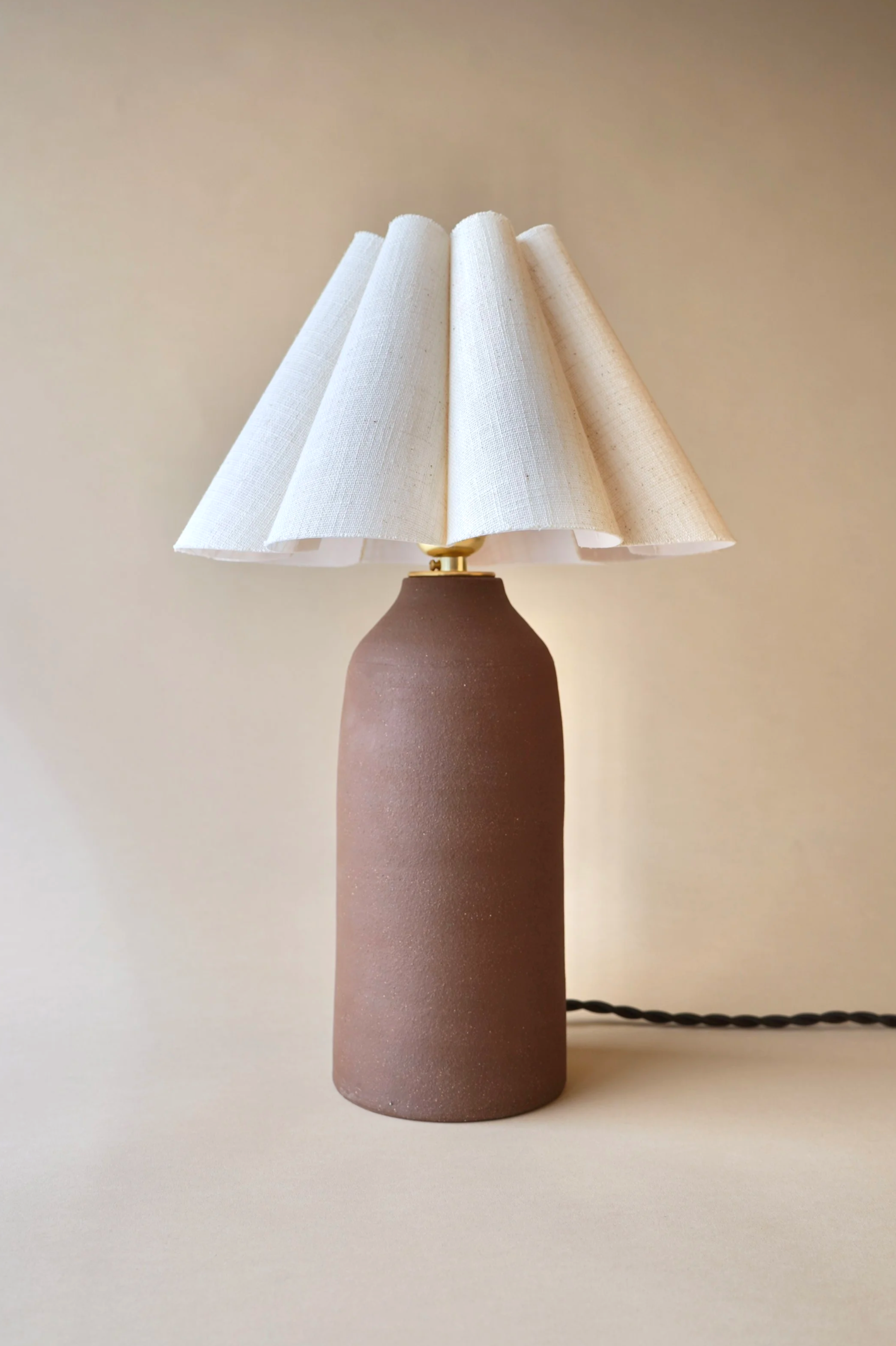 Tall Brownstone Lamp