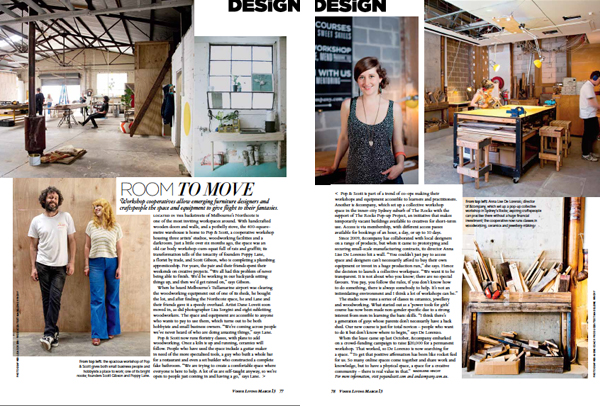 Workshop co-operatives Pop & Scott and &company