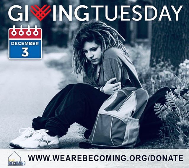 #GivingTuesday Join the global giving movement today by making a donation to We Are Becoming. #GiveHope #GiveHome Your donation will help give a home to aged-out foster youth in NYC! 
You can GIVE by creating a fundraiser for us on your Facebook page