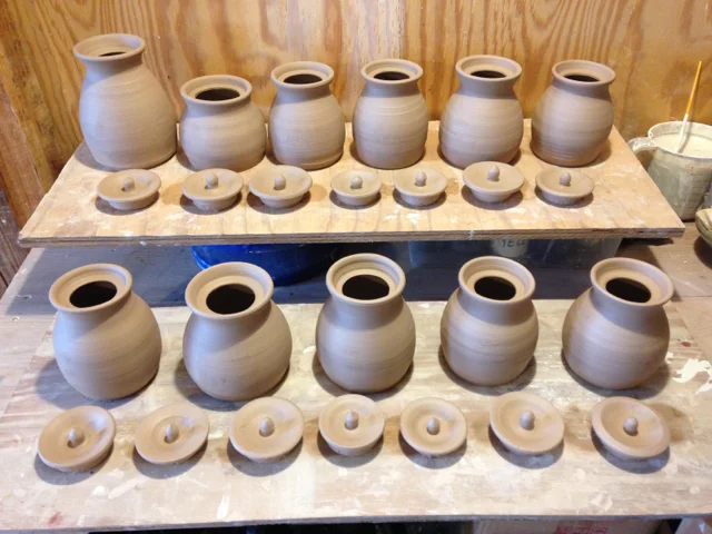 First, teapot bodies and lids. Those have to match and fit perfectly.