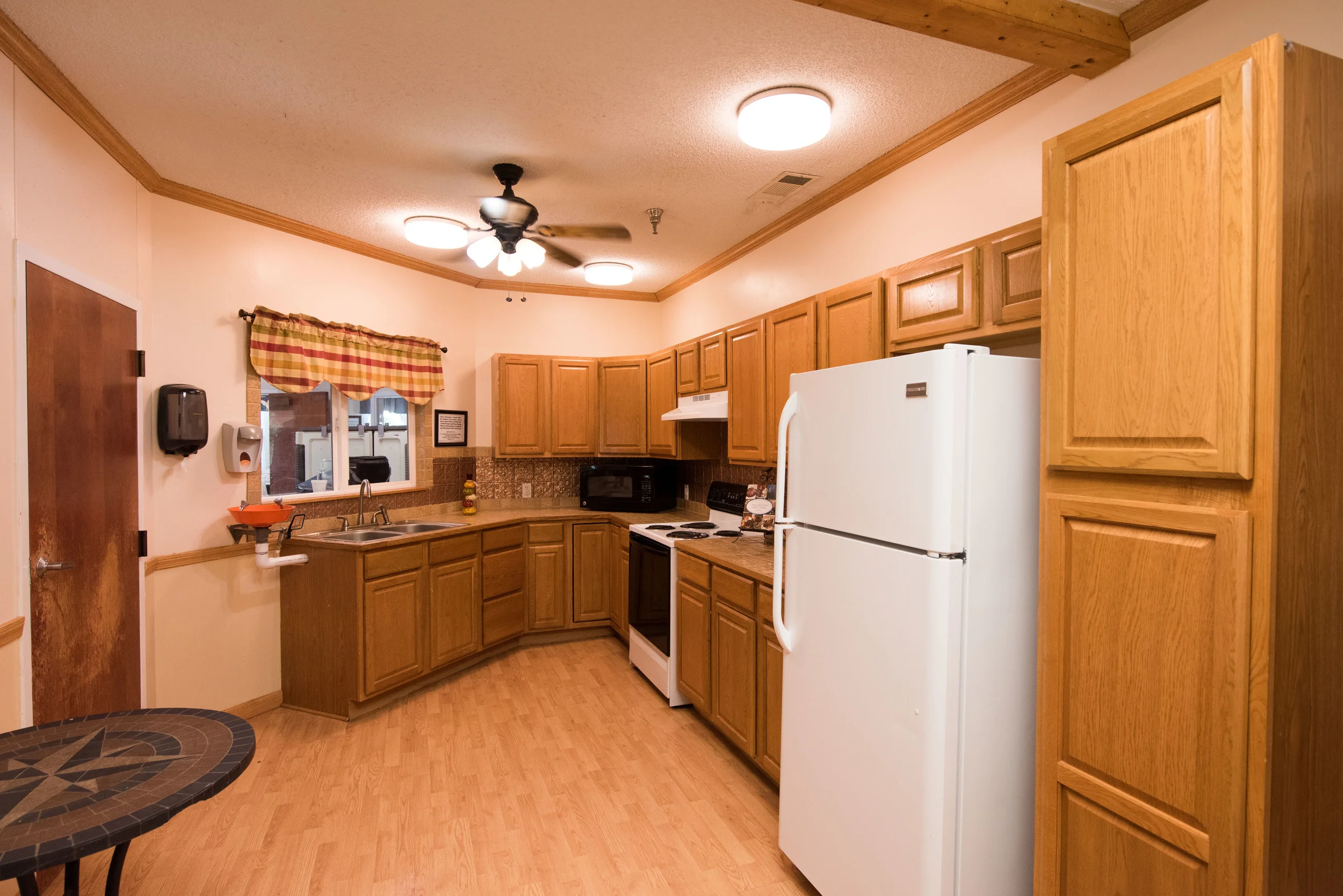 Activities of Daily Living Suite. This is where our residents learn to reintegrate themselves back into life at home, with the help of our therapists.