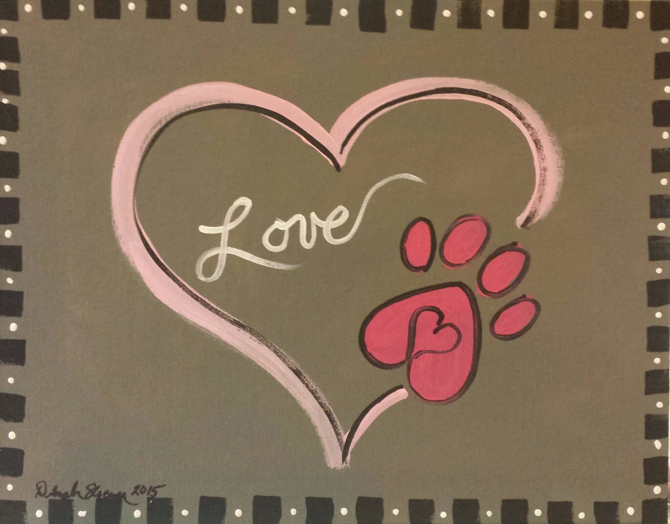 Heart Pawprint