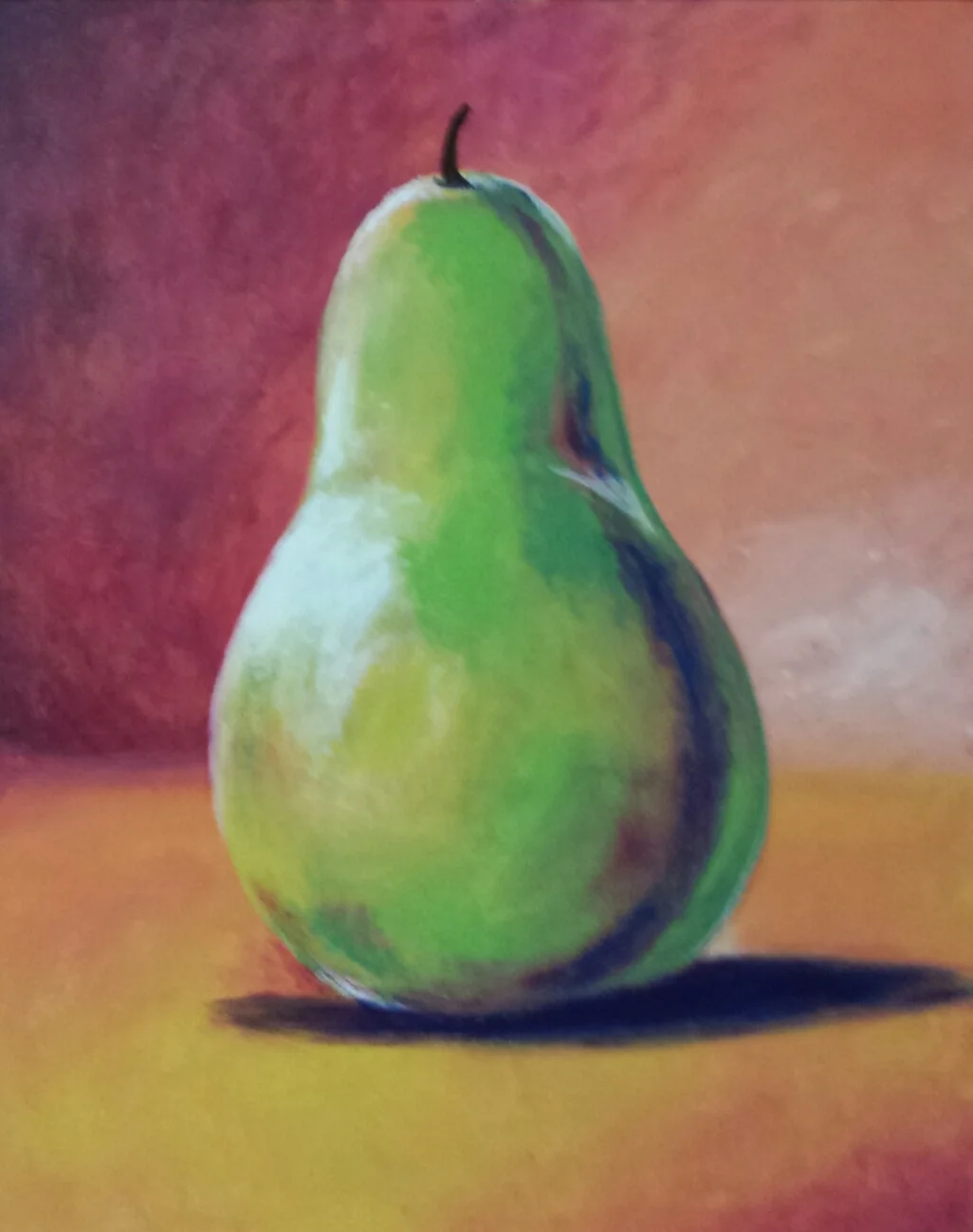 Green Pear in Autumn.jpg