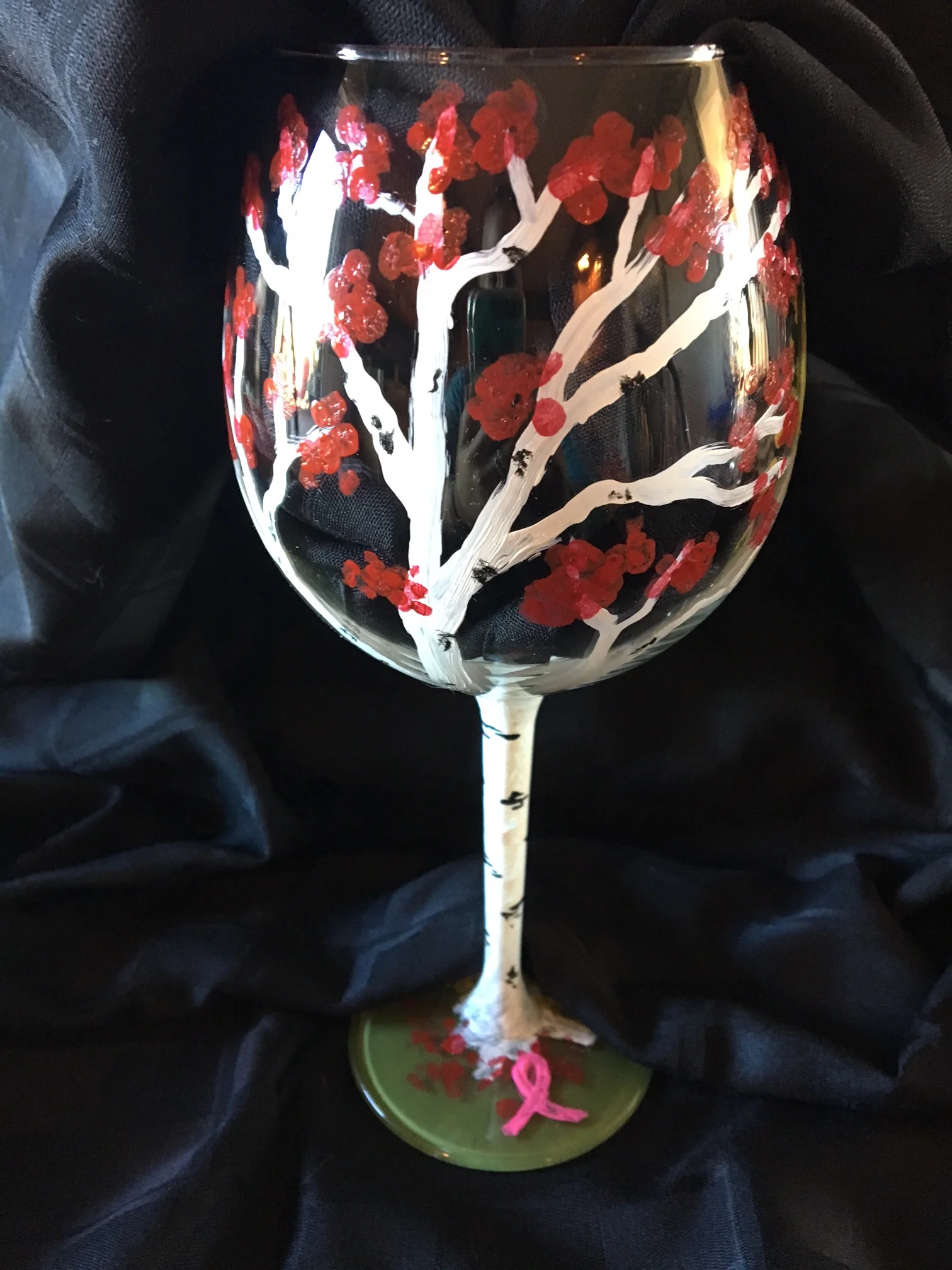 Birch Tree Wineglass
