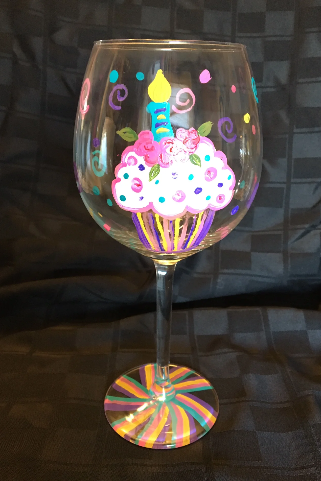 Cupcake Wineglass