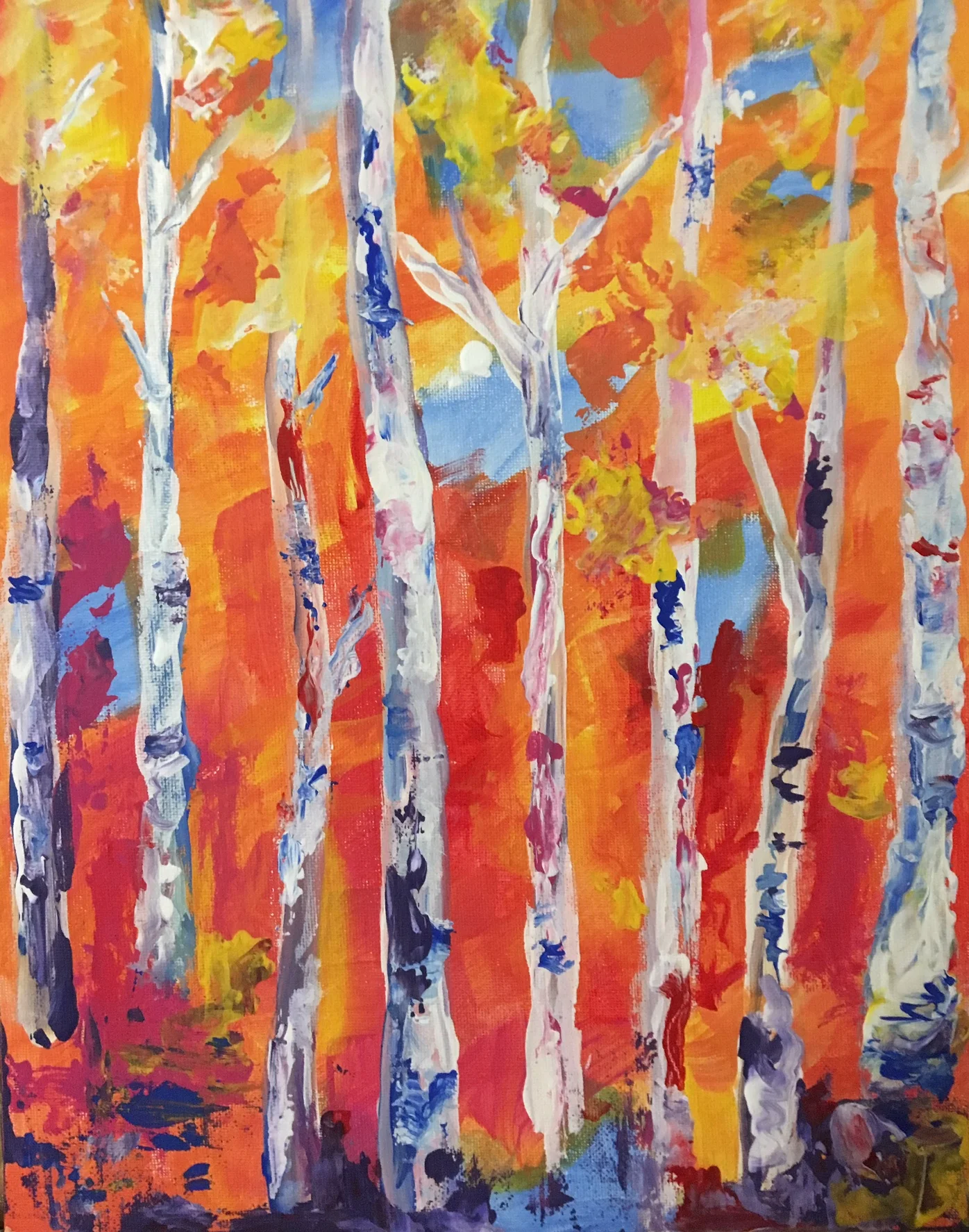 Fall Expression Birches