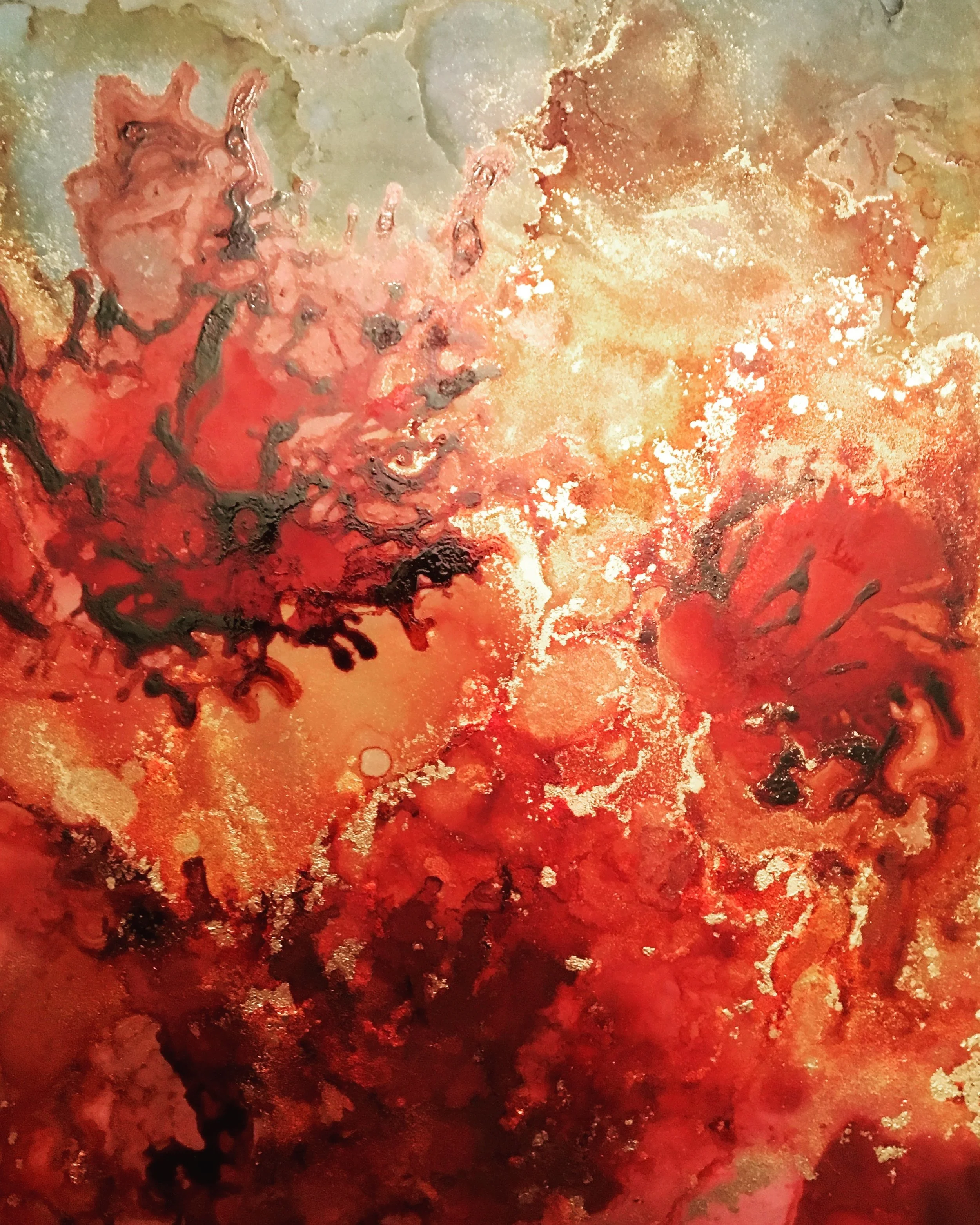 Seafoam and Burgundy Ink.JPG