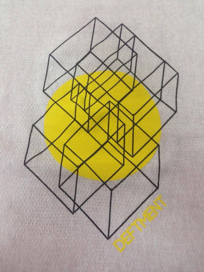 Rejected Test Print 1- The black strokes were a bit too thin