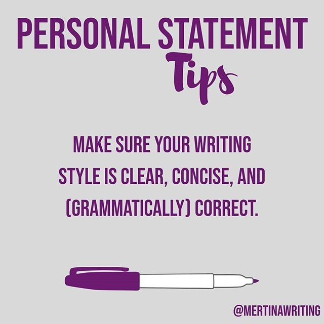 Content is obviously King when it comes to personal statements. But you can't neglect the actual writing style either! 
__
Your personal statement should be free from errors, easy to follow, and get to the point (no fluff!!). To accomplish this, read