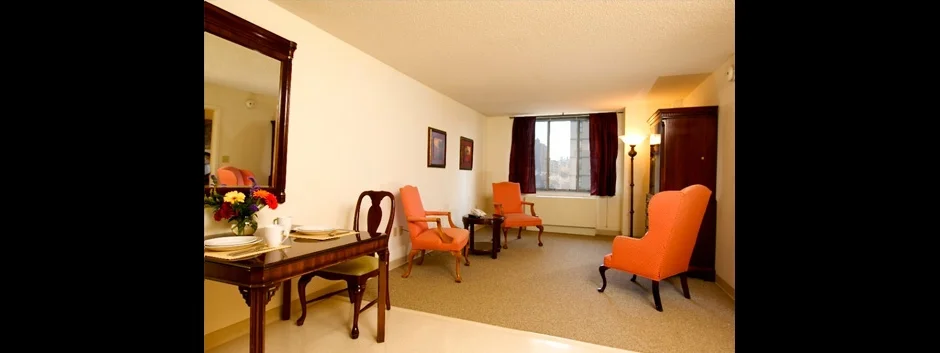 Apartment living area view