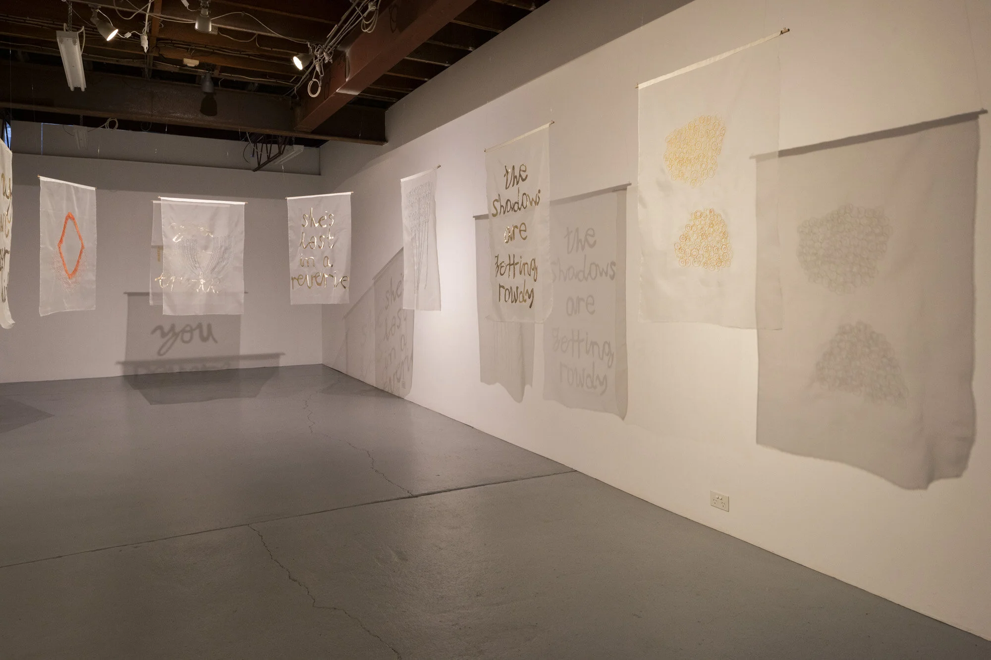 you reverberate Installation view, June 2021 AIRspace Projects Image: Joy M Lai