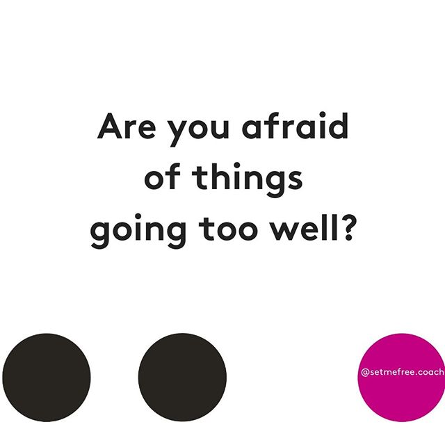 Fear of things going well (success) can be just as paralysing as fear of failure.⠀ ⠀⠀
This is when our frenemy, self-sabotage, comes to visit.⠀ ⠀
⠀⠀
Acts of self-sabotage can be large or small. Like landing your dream job and going home and picking a