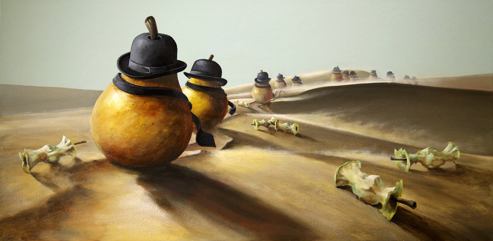  Ouroboros-contemporary-surrealism-art-acrylic-painting-vancouver-artist-william-higginson 