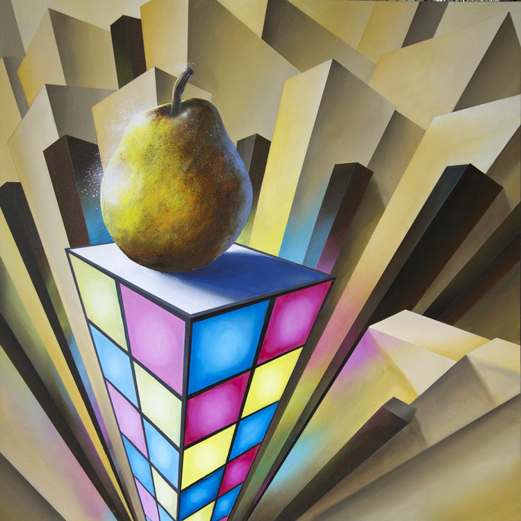  Flair!-contemporary-surrealism-art-acrylic-painting-vancouver-artist-william-higginson 