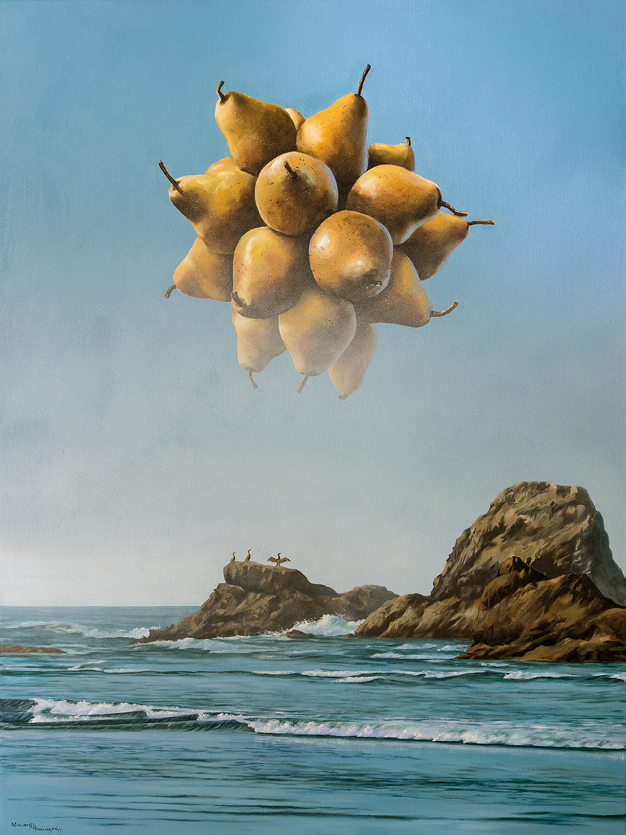 w1 - Solar Pear 2 - William D. Higginson - surrealism art.jpg