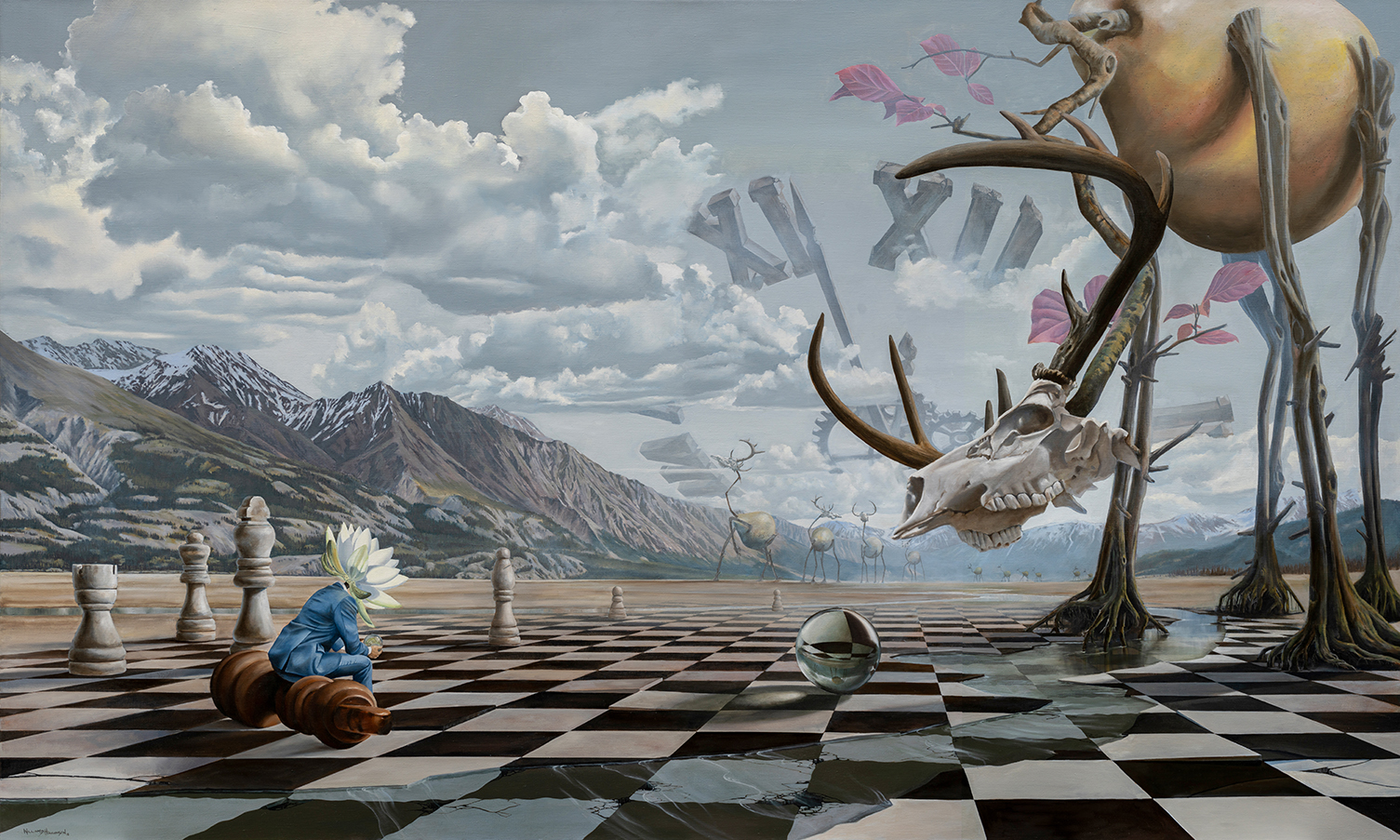 william higginson surrealism painting check chess game web.jpg
