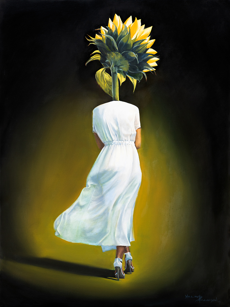 Sunflower I by William D Higginson
