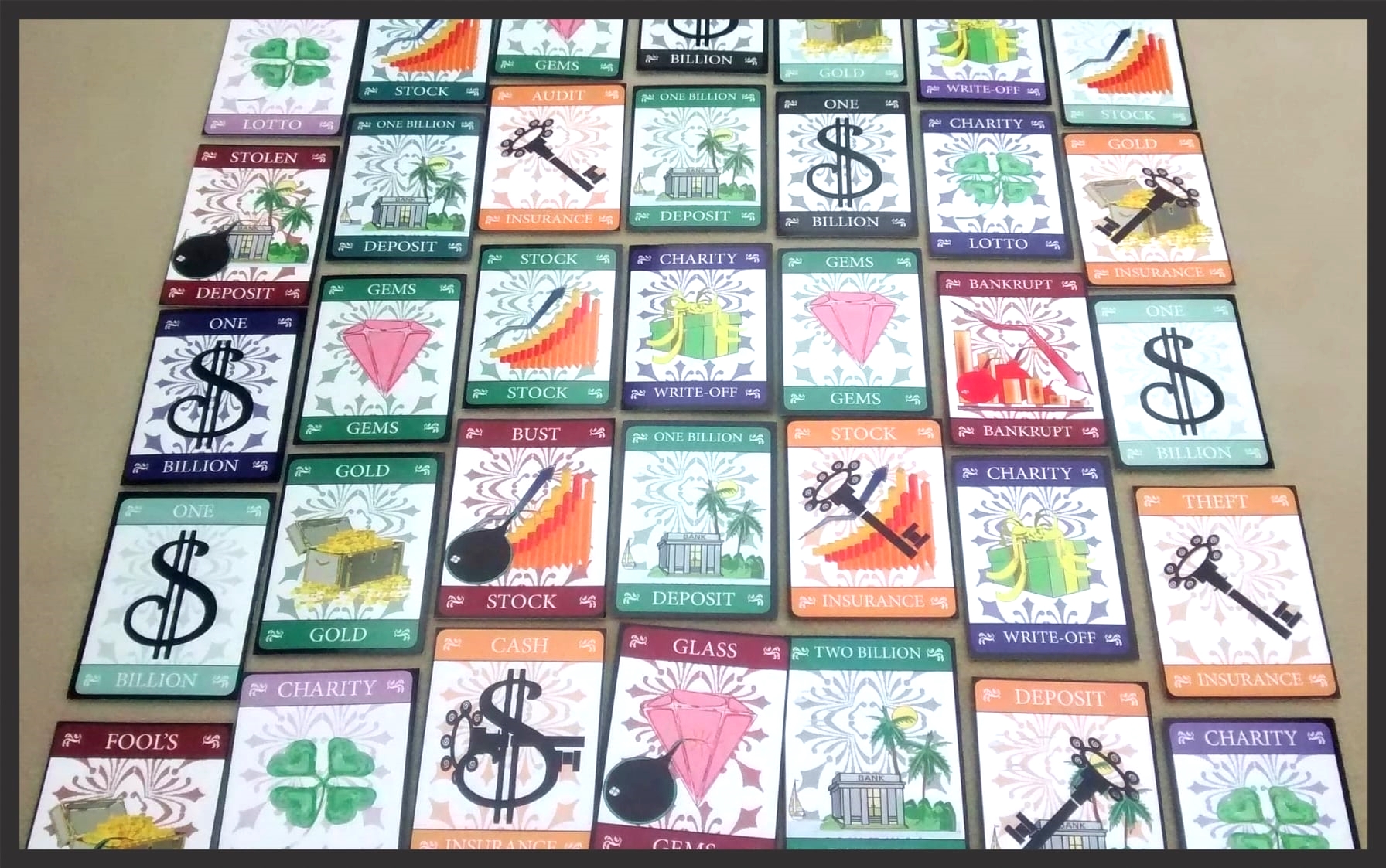 Asset/Bad Cards keep things interesting...