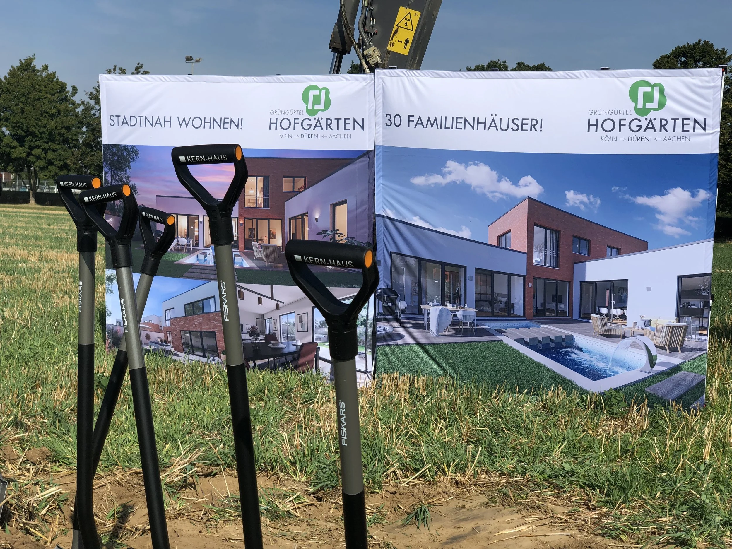 Spatenstich für die Hofgärten