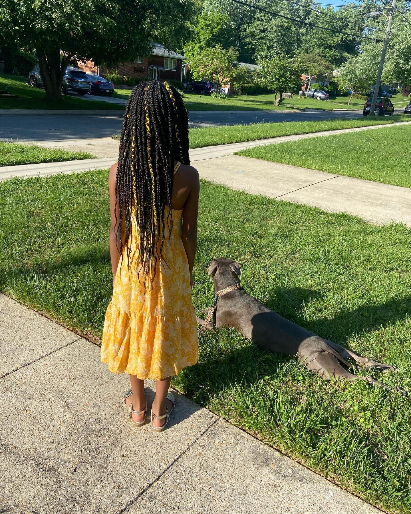 When Zora asked if we could add yellow to her braids, I wasn&rsquo;t crazy about the idea. Before finding it at the hair supply store, I tried to suggests other cute colors we saw. She didn&rsquo;t budge though, and I couldn&rsquo;t help but smile ab