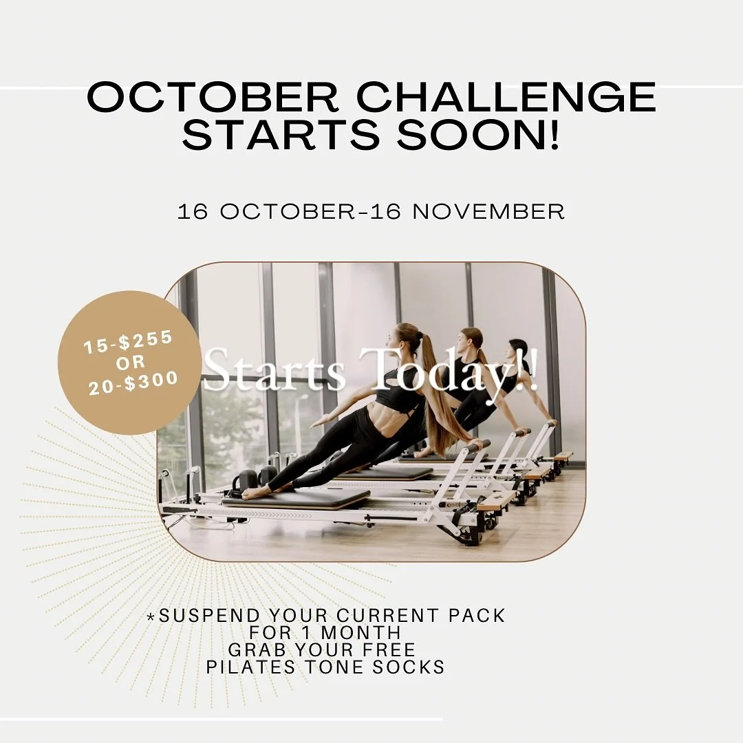 Don&rsquo;t miss your last chance to Start the October Challenge!!!