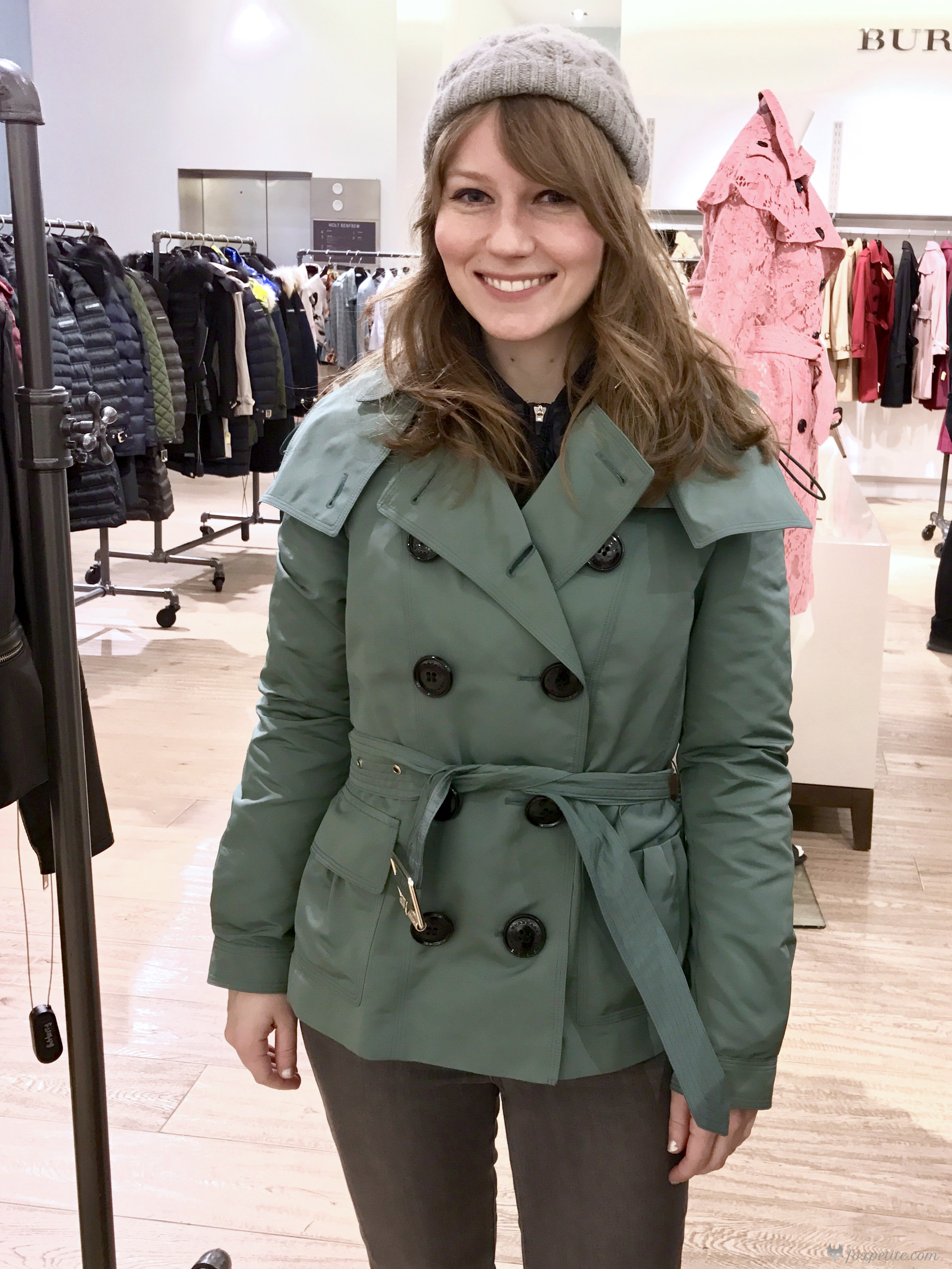 burberry trench coat for petite