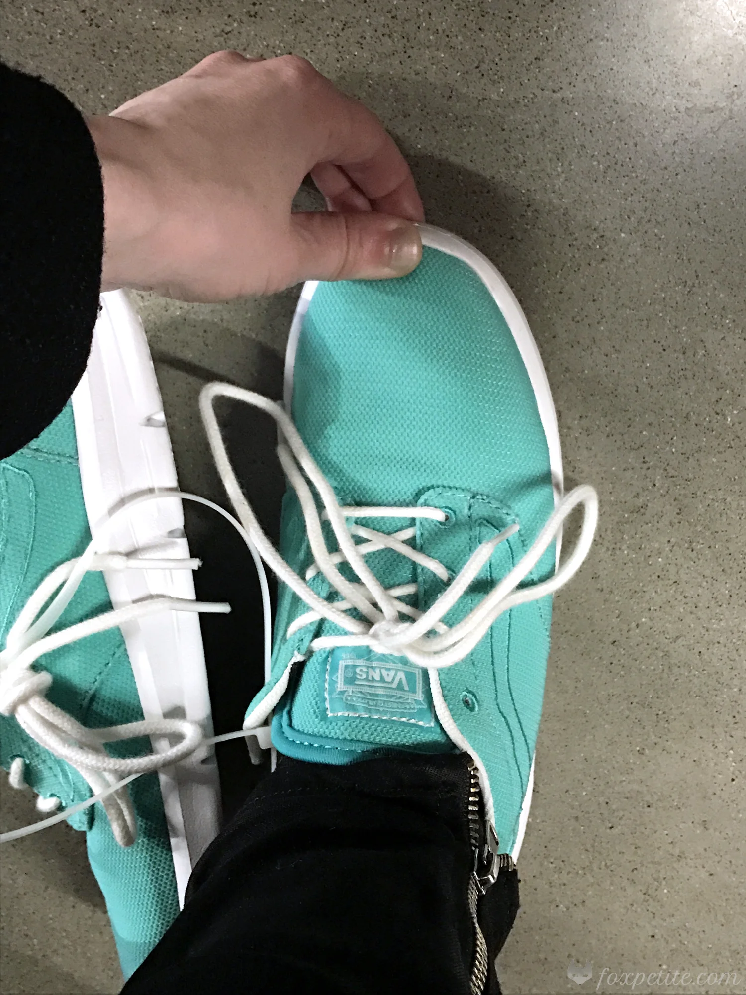 Fox Petite - Vans Kids green shoes
