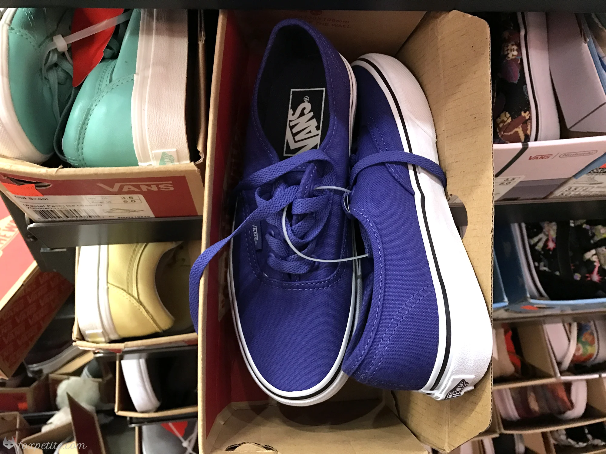 Fox Petite - Vans Purple Shoes