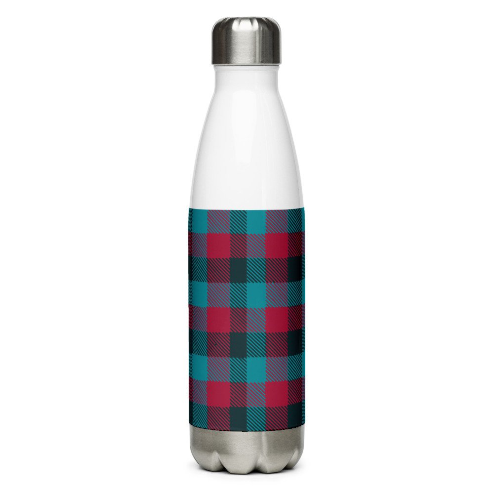 The Stone Barn Holiday Buffalo Plaid Stainless Steel Water Bottle — The  Stone Barn