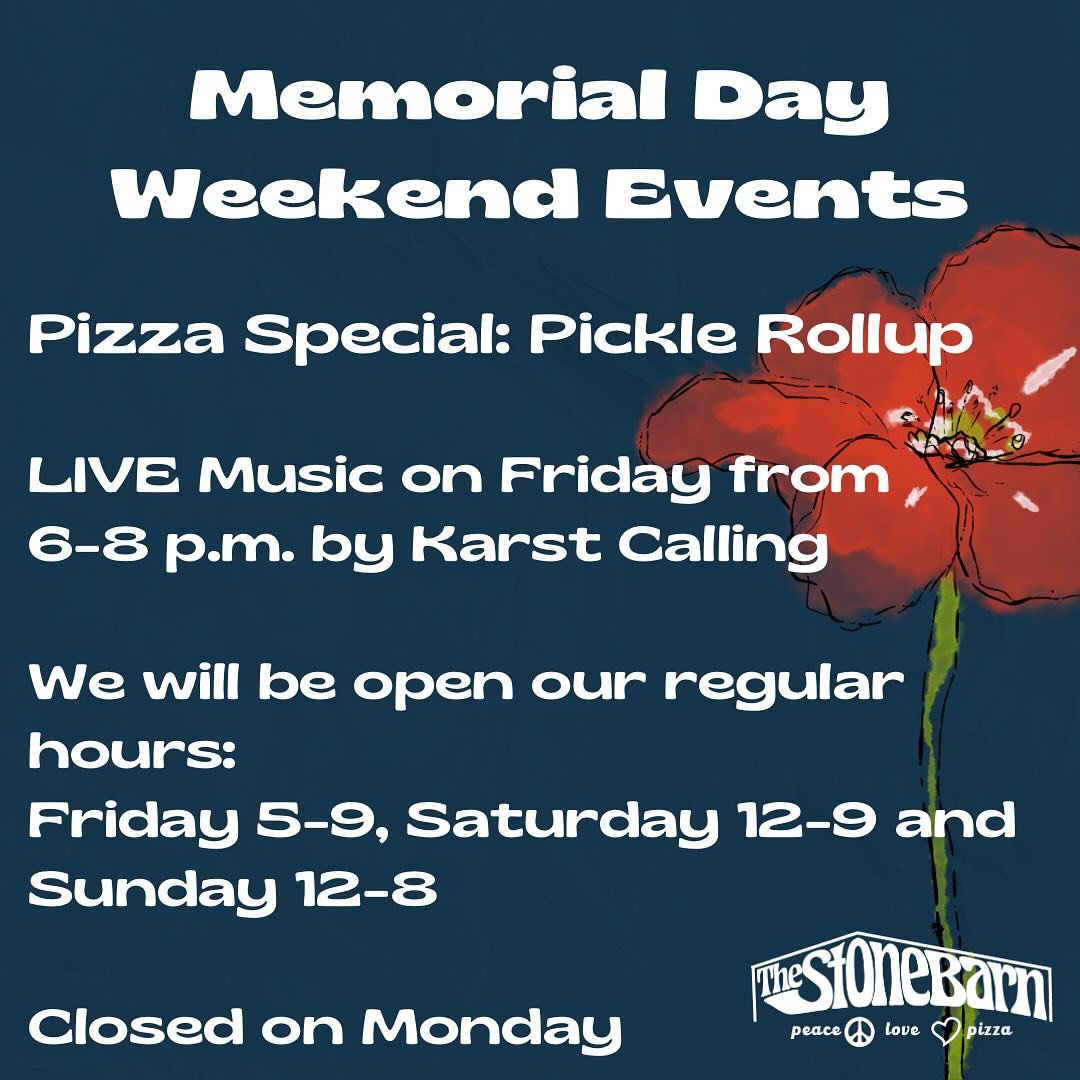This weekend is looking GORGEOUS! ☀️😍🥰

We have lots of fun activities for the whole family!

🥾Hiking Trails
🐐Goats
🛝Playset
🛍️Shopping

And of course&hellip;pizza 🍕and ice cream! 🍦

Lots of fun cocktails for mom and dad too! 🥃

We do have a