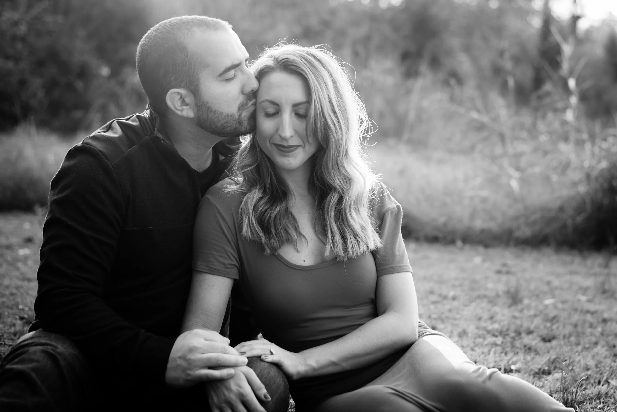 entonville, Arkansas Sunset Engagement Session- Light & Airy Photography