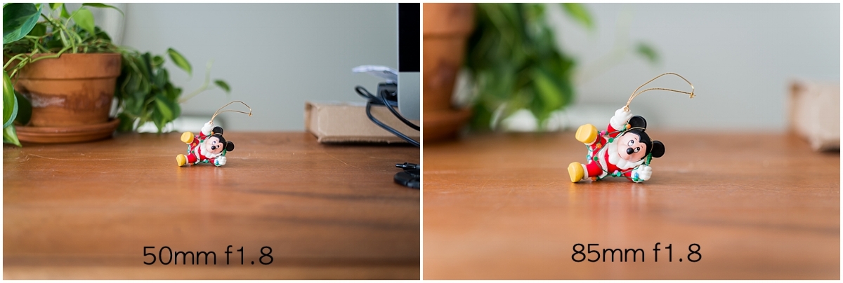 For these photos, the aperture did not change (1.8 in both), the distance between the camera and the subject did not change, but the focal length did. The first photo was taken with a 50mm lens and you can see that it is wider, meaning there is more horizon in that photo than there is in the 85mm photo. That is a result of the longer focal length, and as you can see, even though the f stop is the same, the focal length being longer does have a pretty major impact on the depth of field, aka its "blurrier", aka it has better/more bokeh.