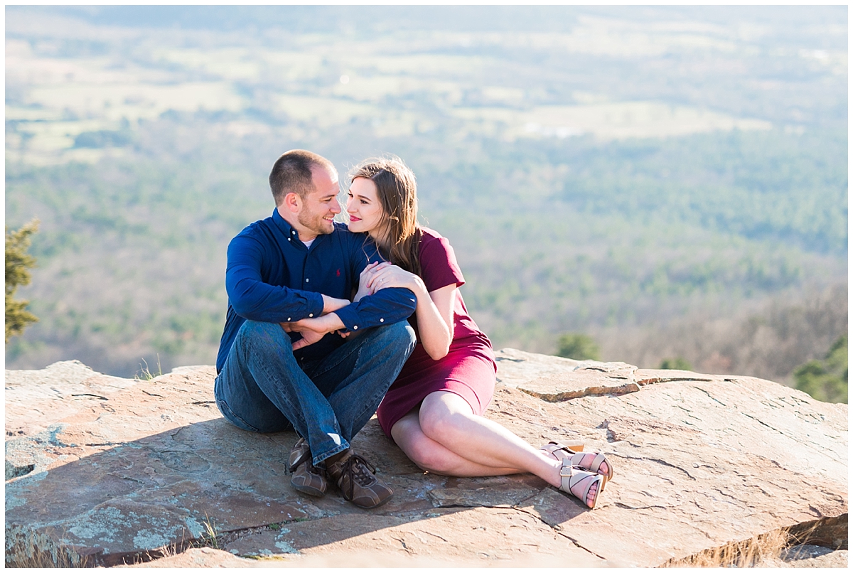 Mountain Engagement Session| Arkansas Light & Airy Wedding Photographer