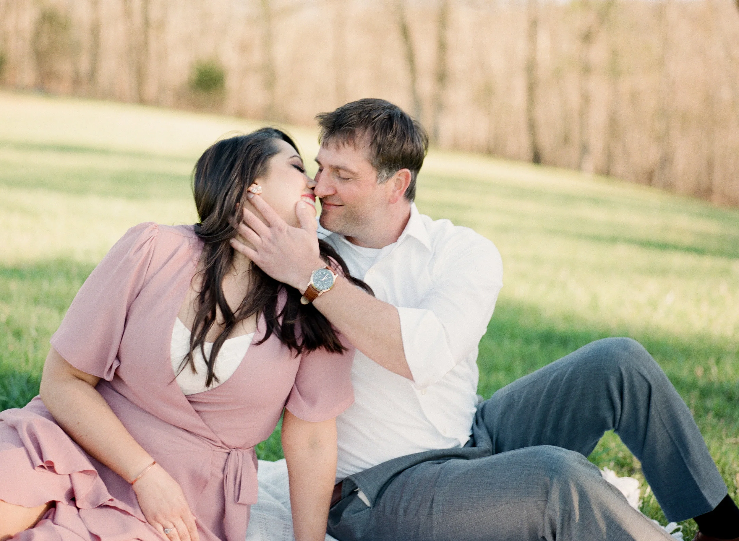 Woodsy Arkansas Engagement Session by Arkansas Wedding Photographer Natalie Smith Photography