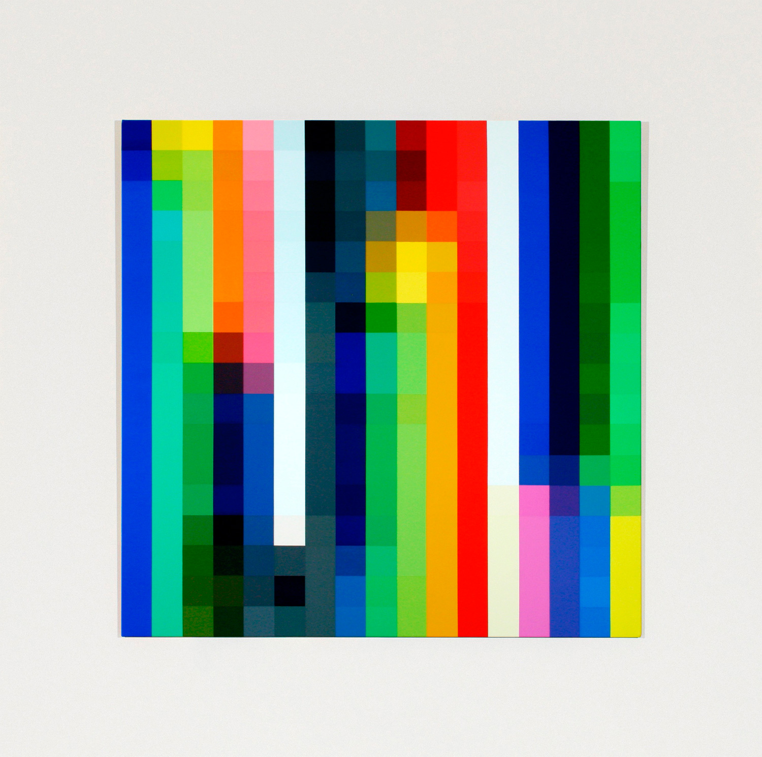  Spectrum Shift #5A  From the series  Text of Light,&nbsp; 2004 - 2005 Synthetic polymer paint on linen,&nbsp;122 x 122cm 