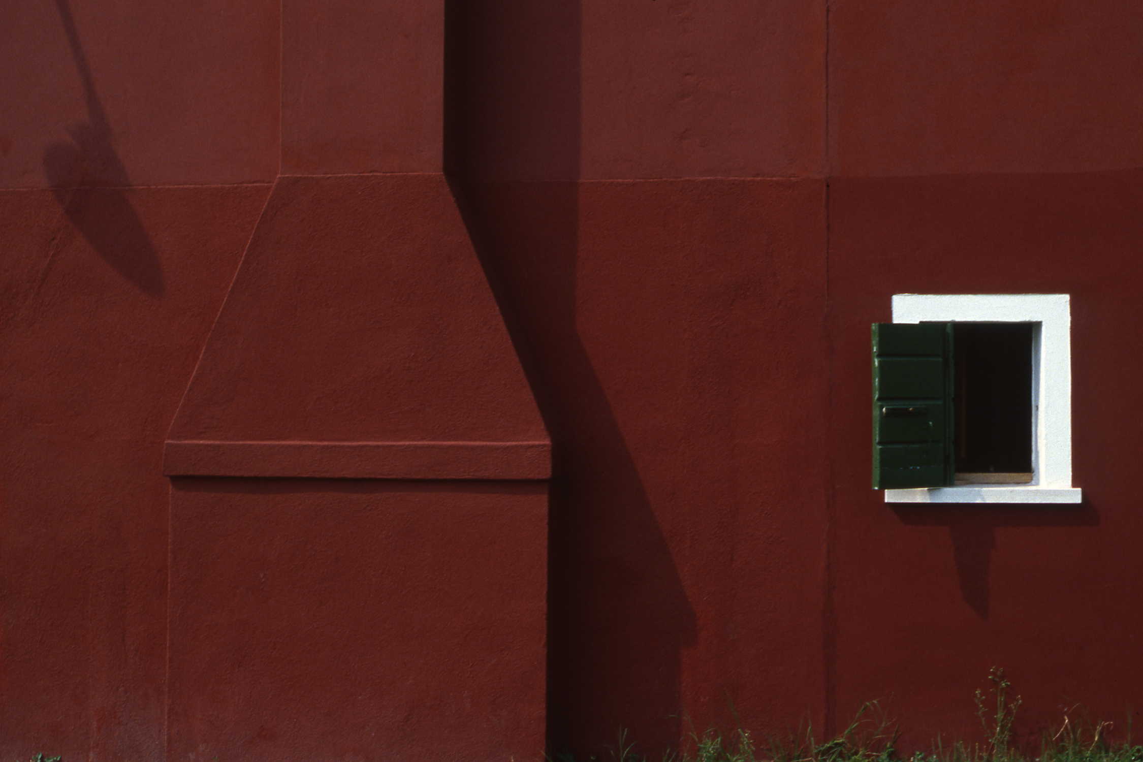   Red Wall with Window, Burano Italy, 1978 ,&nbsp;Cibachrome Print, 16 x 24cm, Edition of 10.&nbsp;&nbsp; &nbsp; &nbsp; &nbsp; &nbsp; &nbsp; &nbsp; &nbsp; &nbsp; &nbsp; &nbsp; &nbsp; &nbsp;  Exhibition:  Burano Colour Works ,&nbsp;Australian Centre f