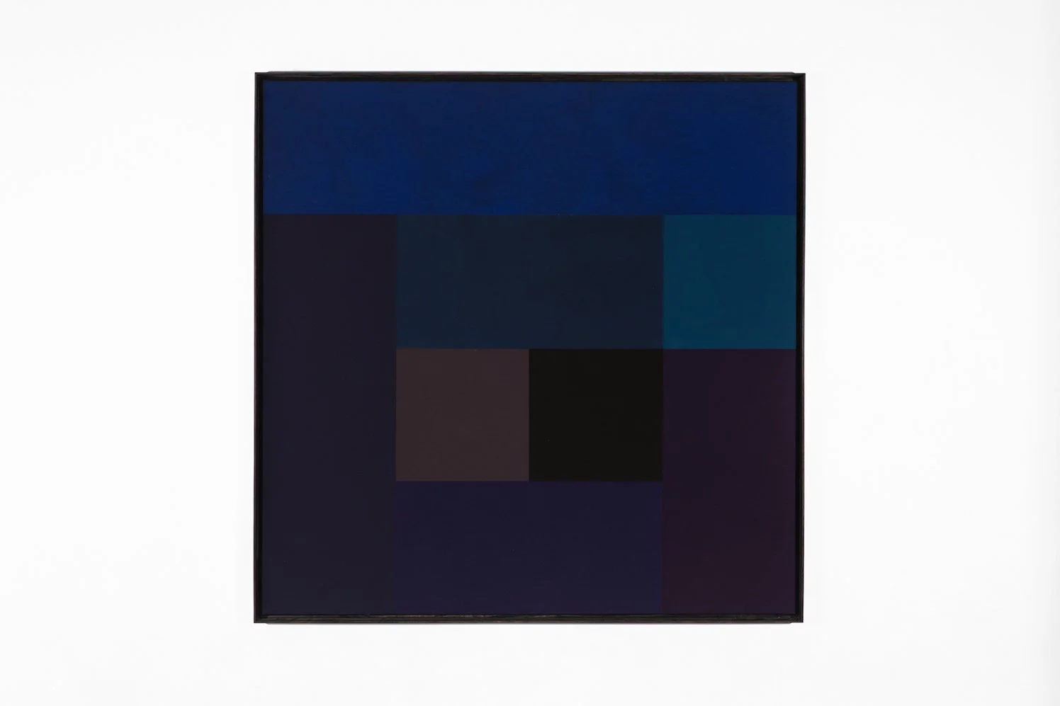 Shifting Light Lake Mungo , 2004 (From the series Transitions of Night , 1997) Synthetic polymer paint on canvas (framed), 125 × 125 cm