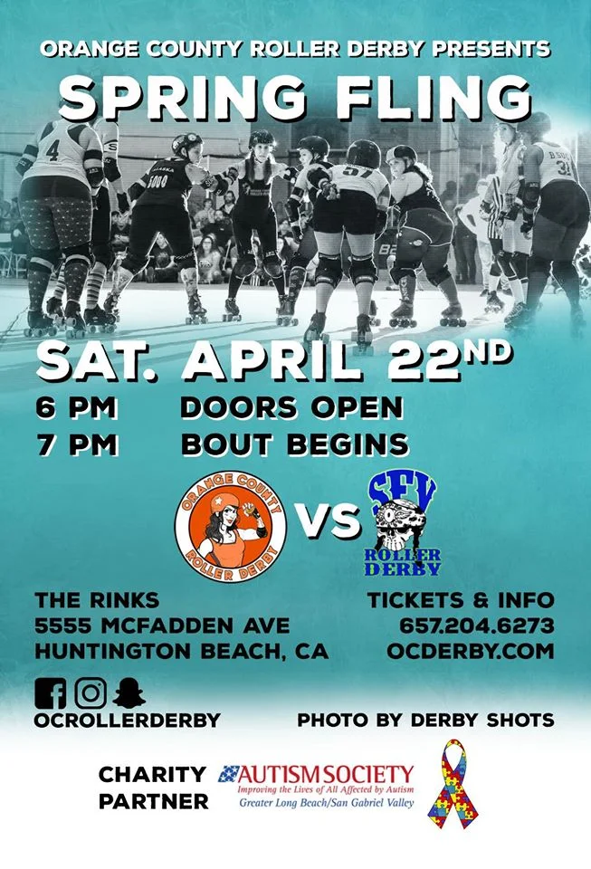 Spring Fling: Pulp Friction vs San Fernando Valley Roller Derby