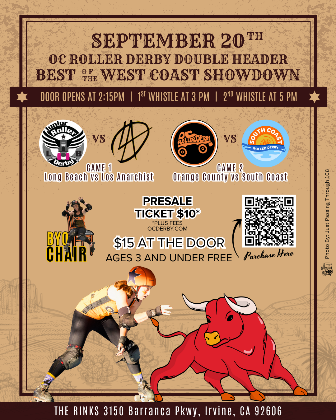 OC Roller Derby vs South Coast Roller Derby