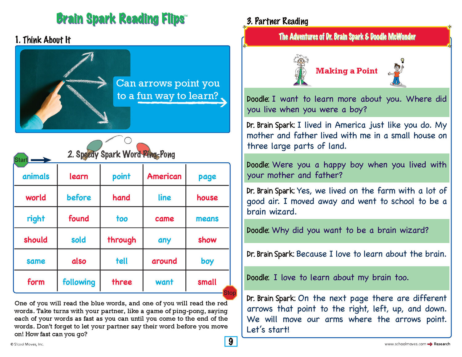 Reading Movement Cards 200 PDF, Second Grade, 20 Different Instant Online  Activities,  MB File — S'cool Moves
