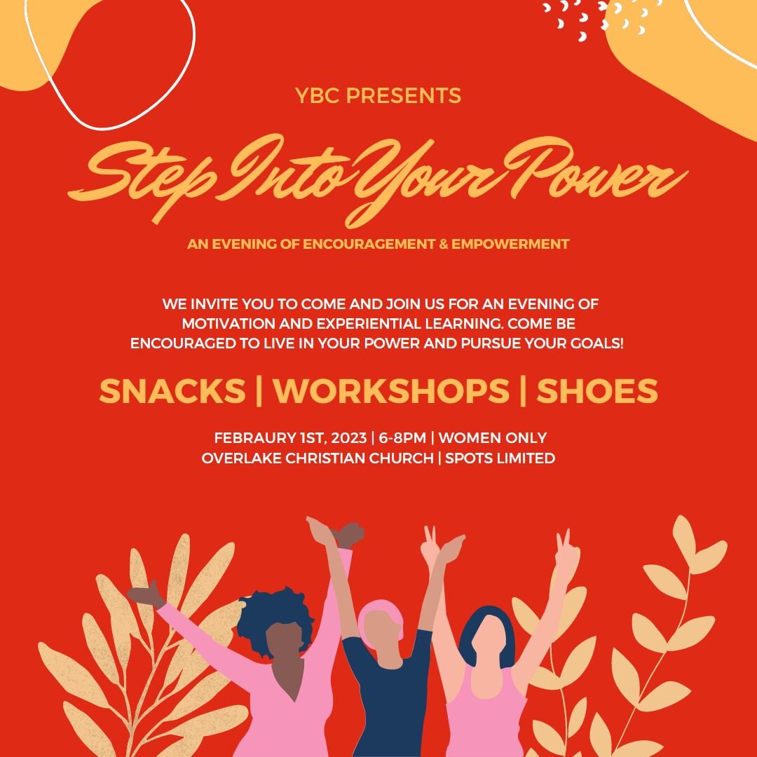 We are excited to announce our first event of the year! 
Step Into Your Power is a women's only evening of motivation and experiential learning  focused on living in your power and pursuing your personal and professional goals through the resiliency 