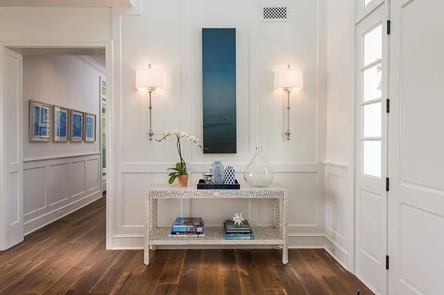 Newly completed entry way - clean and crisp. #JWID