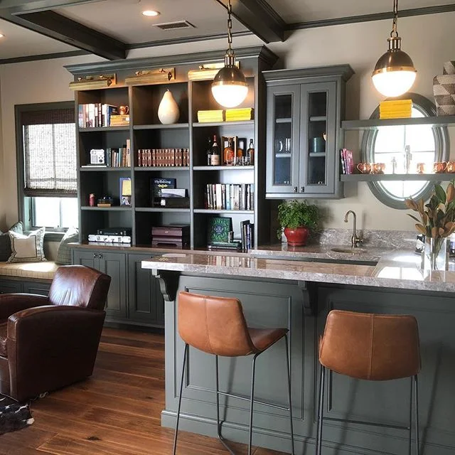 Early cheers to thanksgiving and all that we have to be thankful for.  Beautiful bar in a home we recently completed in the palisades. #jwid #thanskgiving #thankful #bars #interiordesign