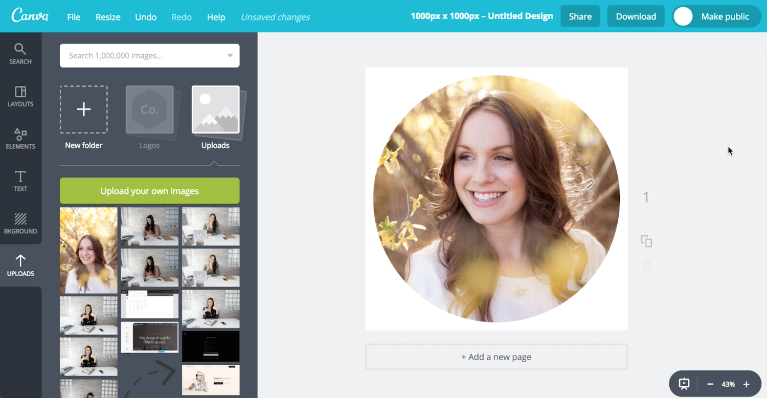 How to Crop Your Photos into Circles Step 7