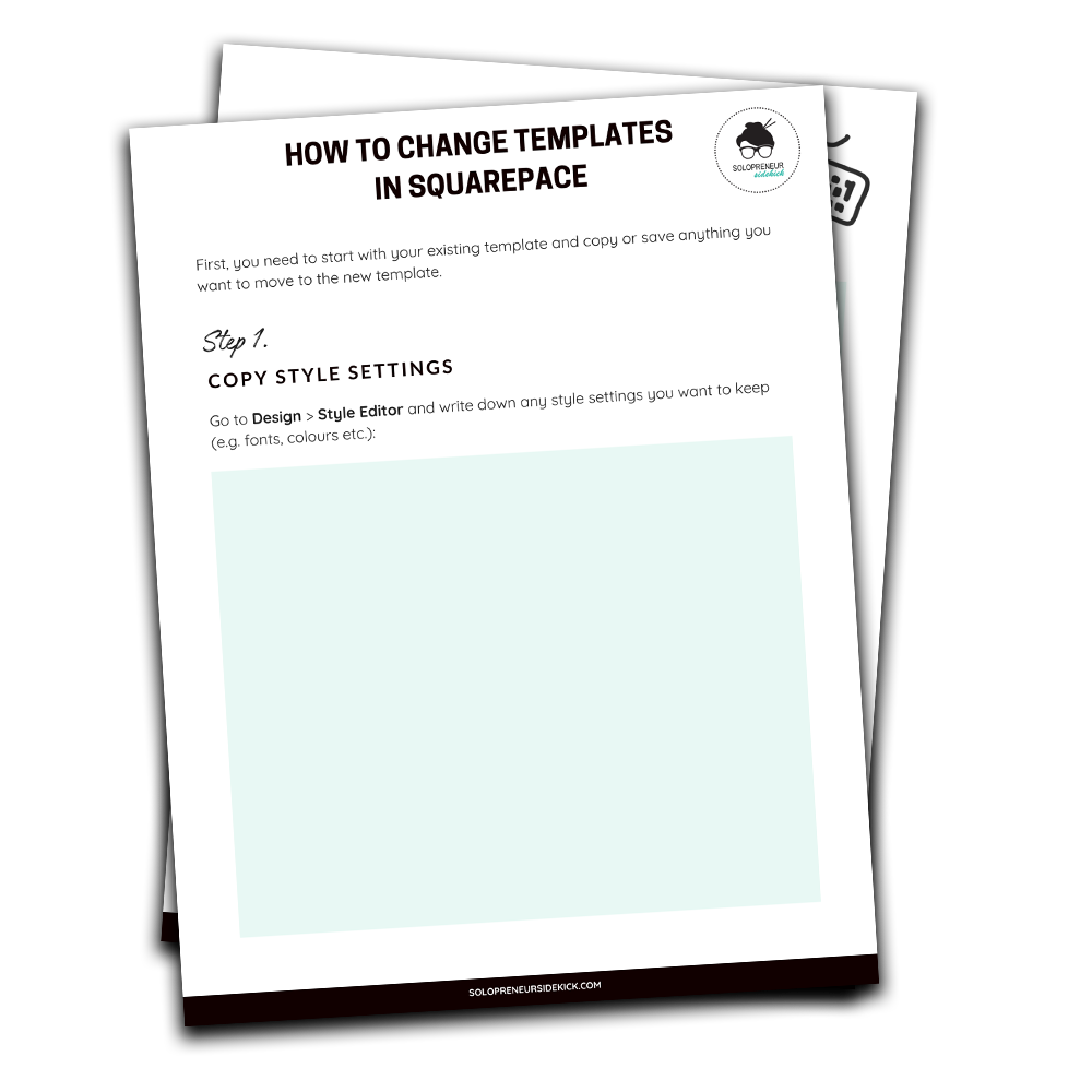 How to Change Templates in Squarespace — Louise Henry — Tech Expert