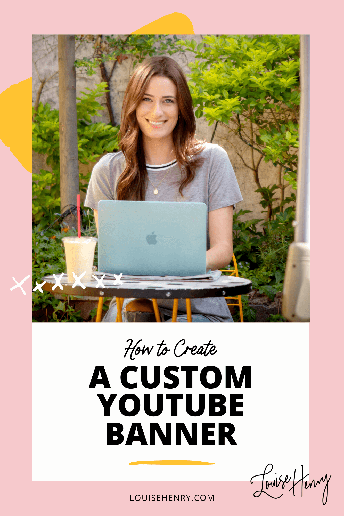 How To Create A Custom Youtube Banner Louise Henry Tech Expert