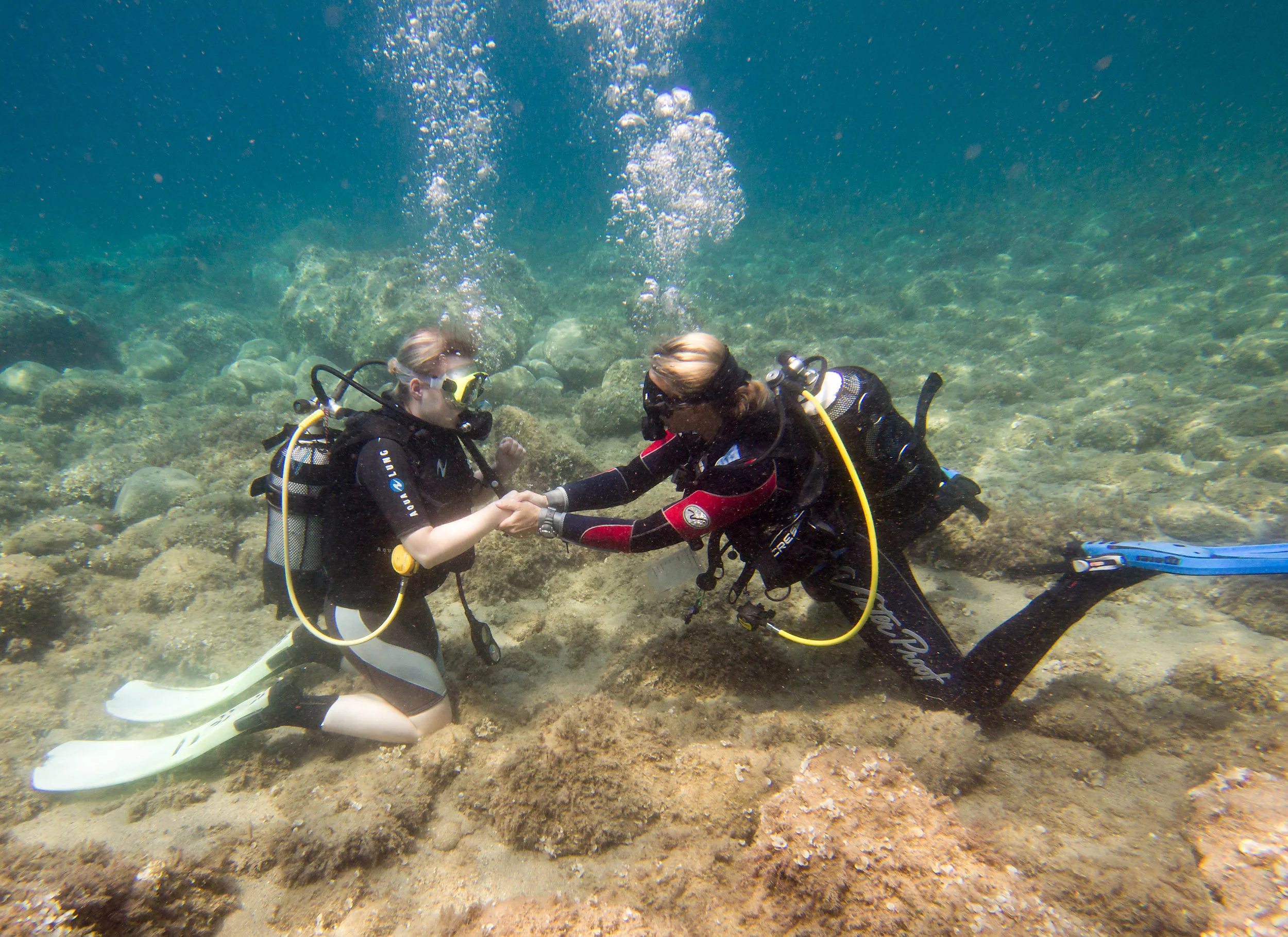 Scuba in the afternoon