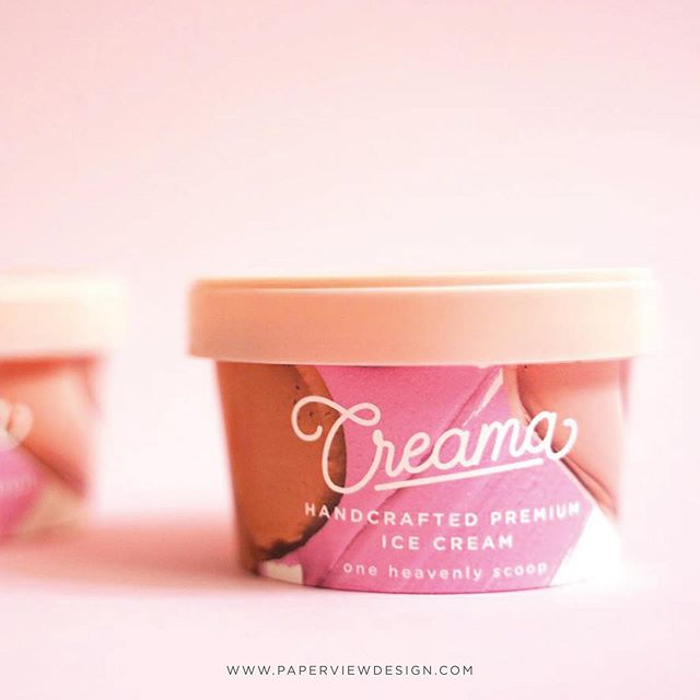 Packaging and Branding for the cr&egrave;me de la cr&egrave;me of icecream 🍦💖
@creama.kw 
I scream you scream we all scream for icecream!
&bull;
&bull;
&bull;
#kuwait #branding #icecream #creamy #creama #delicious #smooth #silky #kuwaitcity #beirut