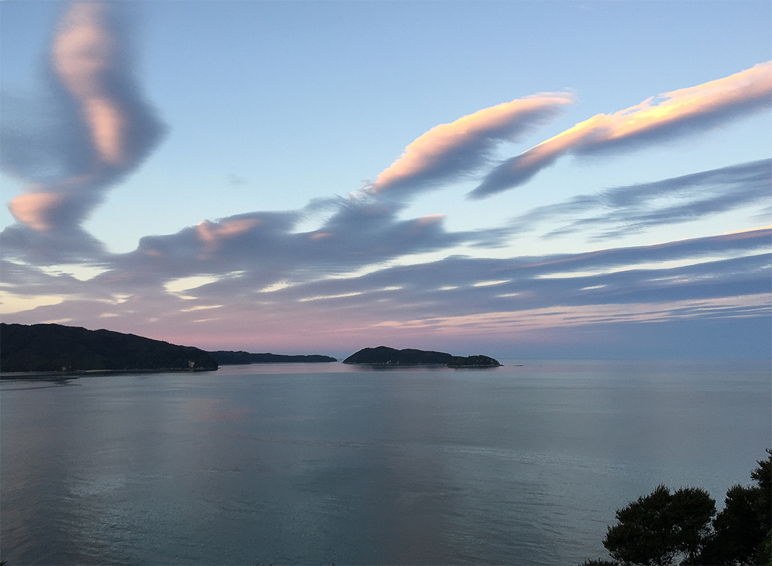 Sunset over Tasman Bay